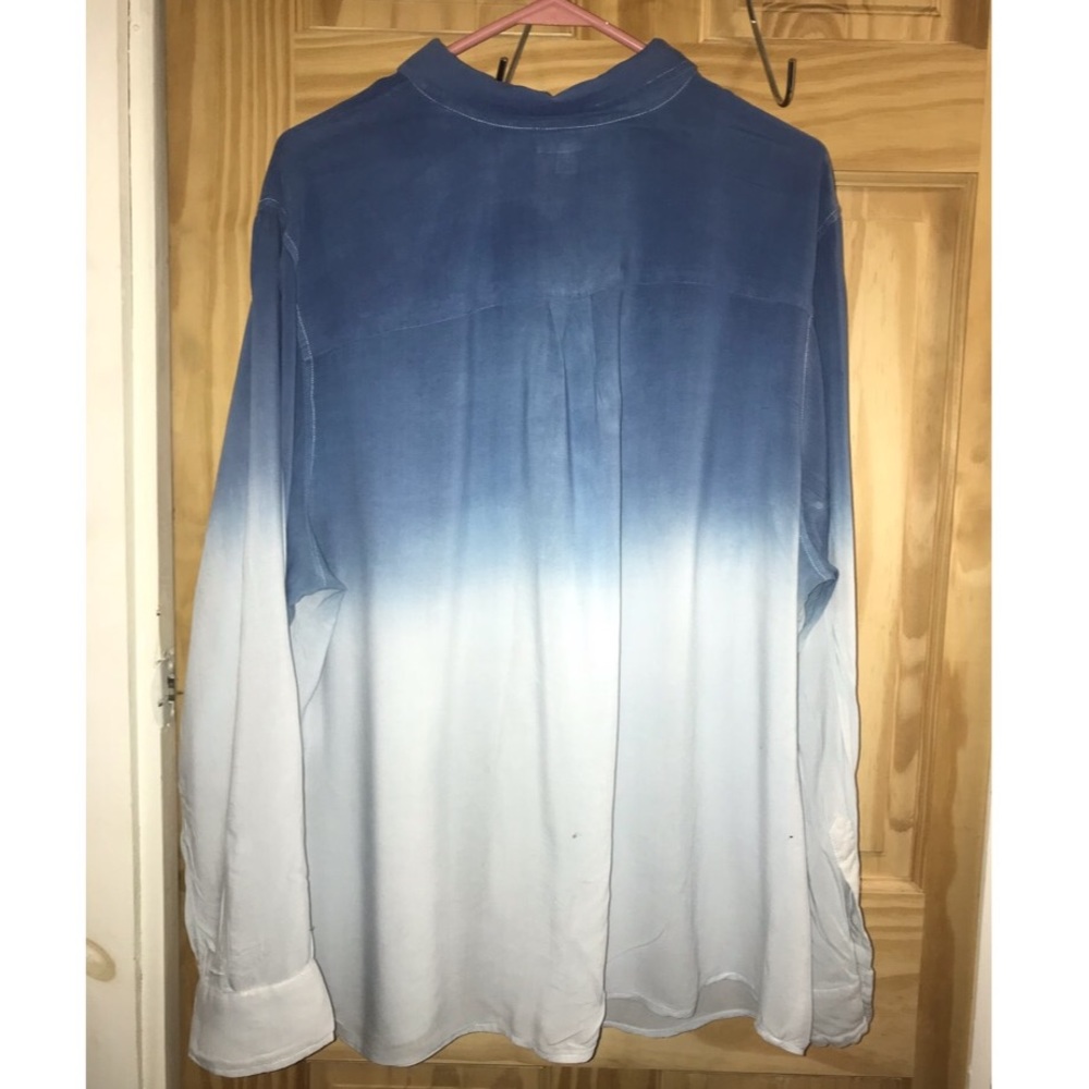 Gradient Blue Button Down - Picture 2 of 2